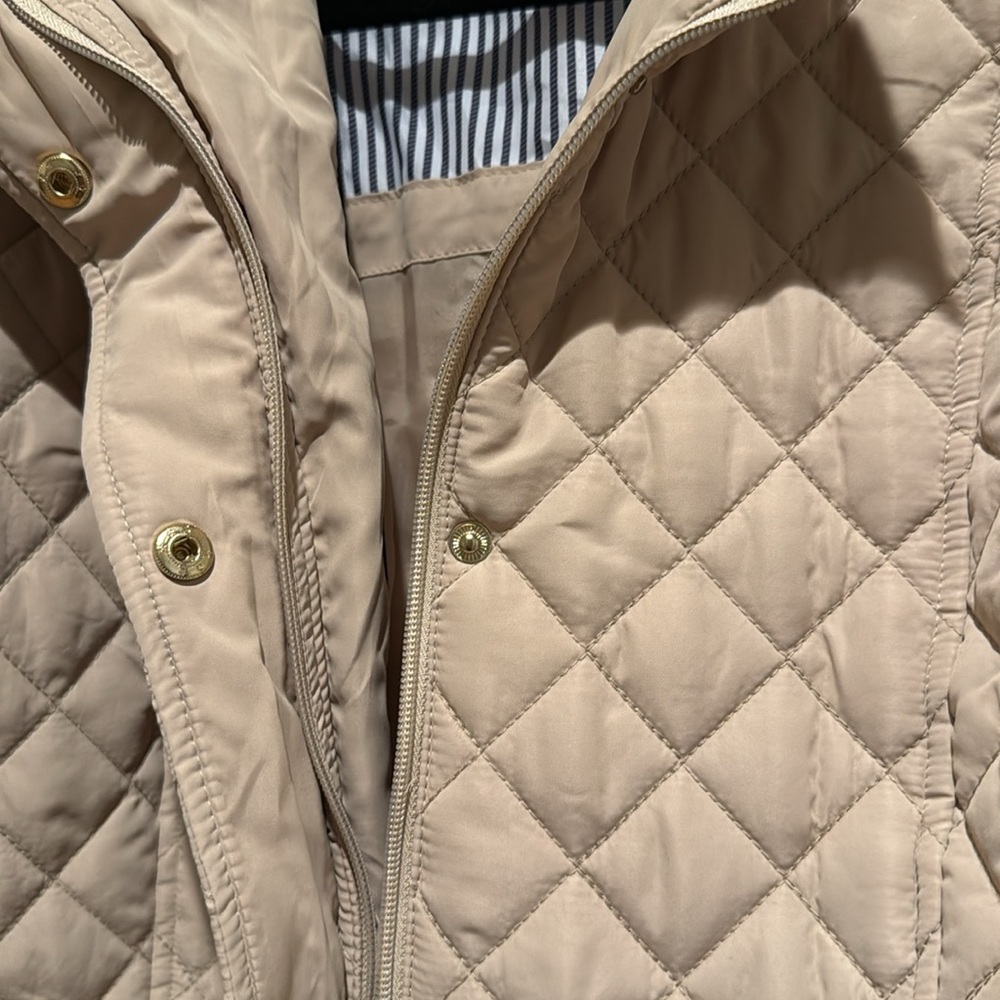 Weatherproof Women's Tan Quilted Puffer Jacket - Picture 4 of 7